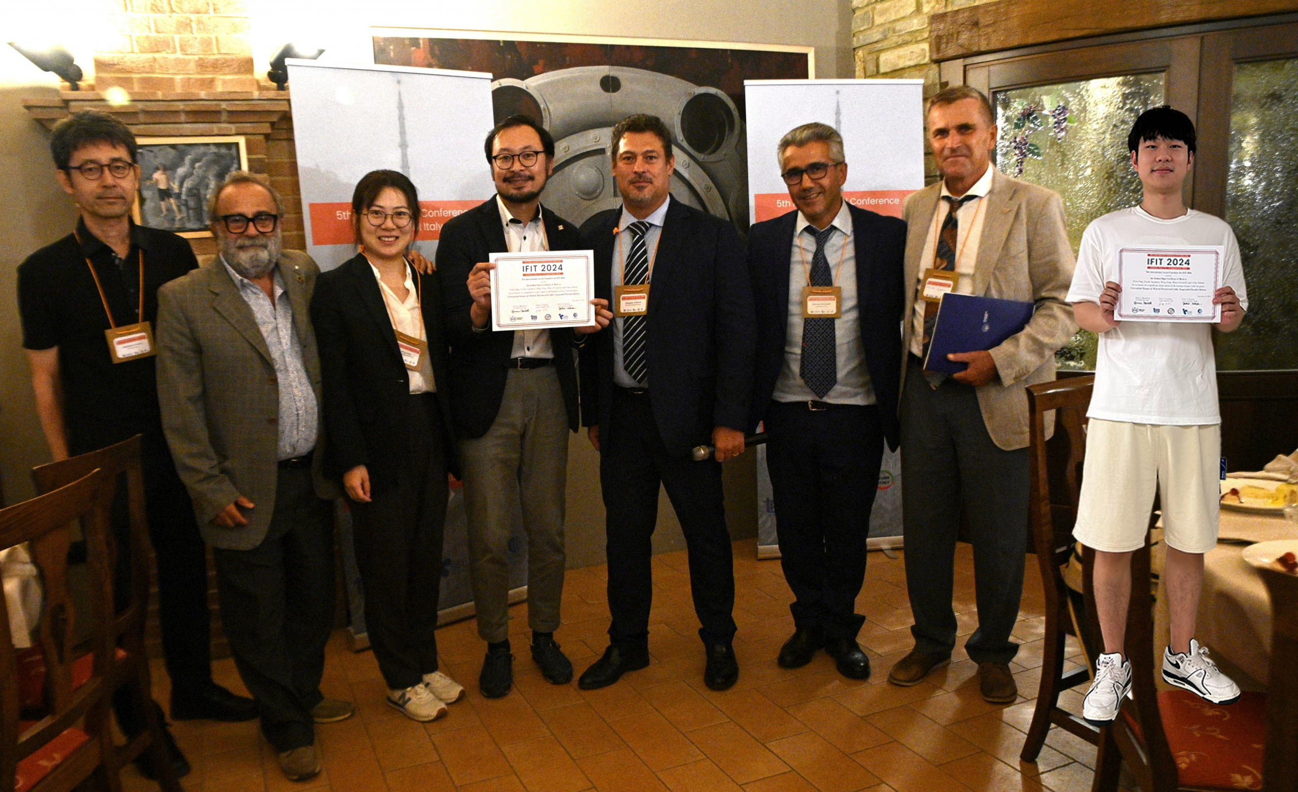Yifan Feng(豊 逸凡)君がIFToMM Italy 2024にてStudent Paper Certificate of Meritを受賞