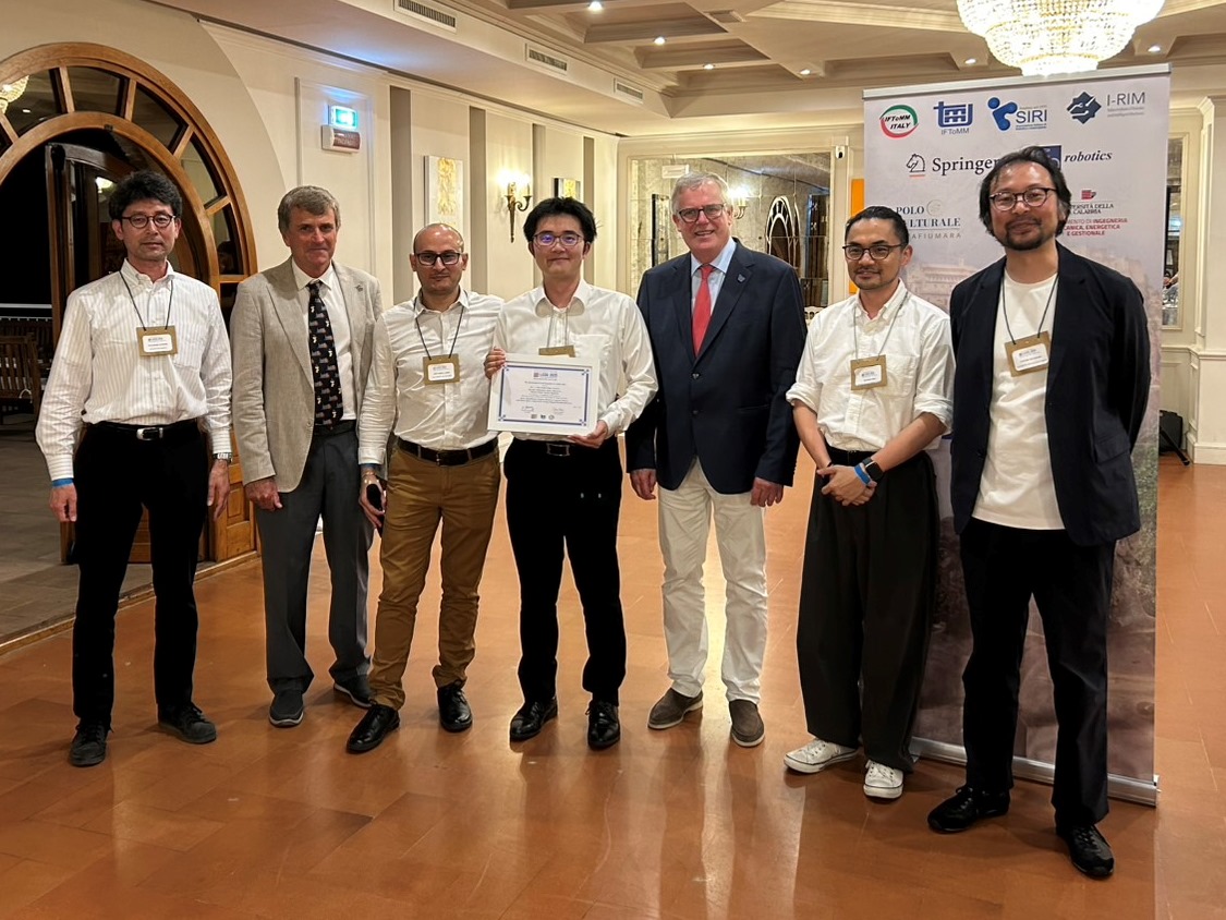 袴田遼典君がI4SDG2025にてThe Gold Best Student Paper Awardを受賞